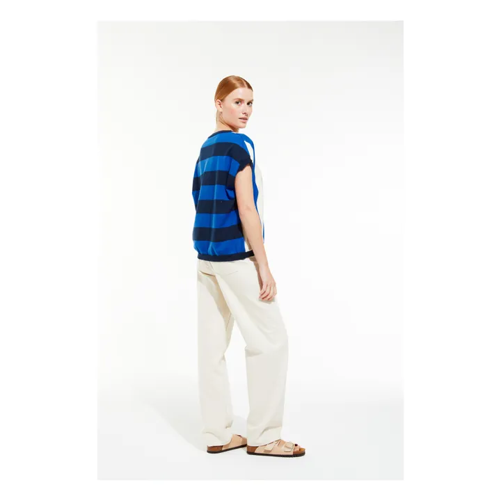 Mapoésie Top Maille Buren Marin | Bleu