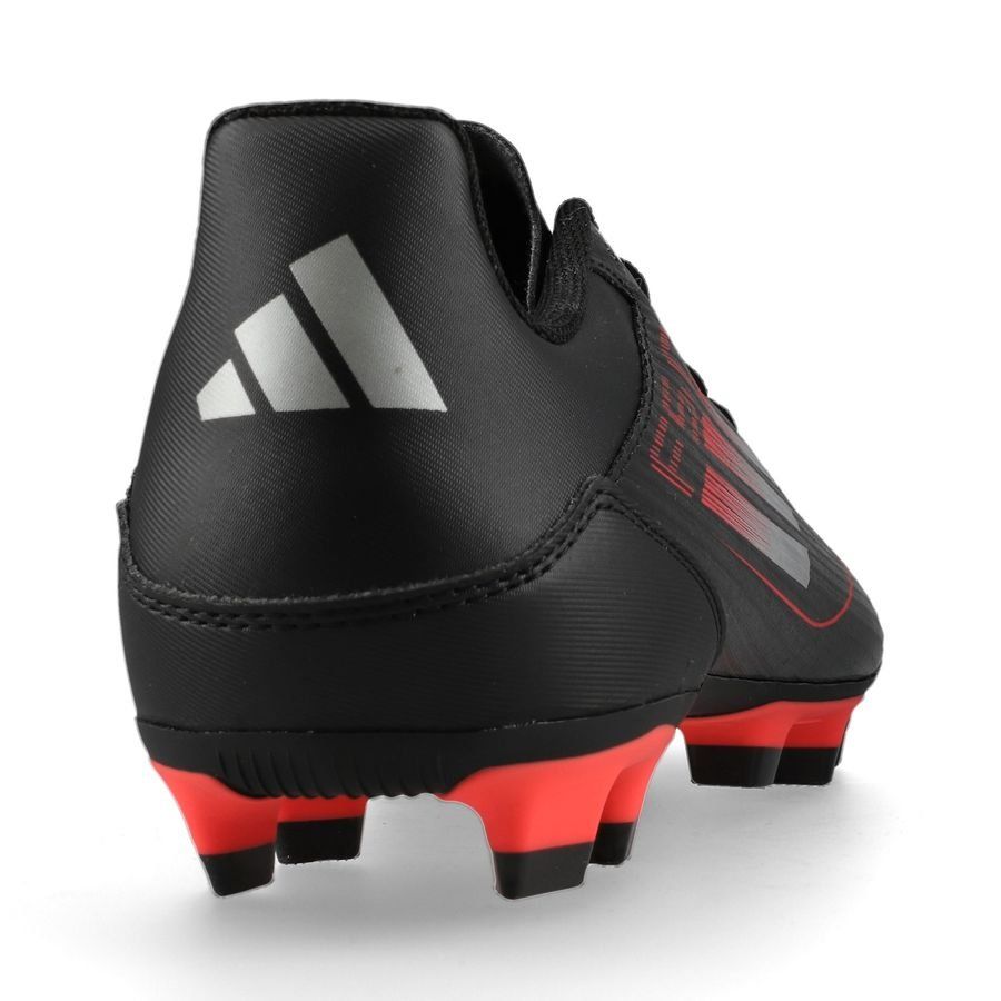 adidas F50 Club FxG Stealth Victory - Noir/Argenté/Lucid Red