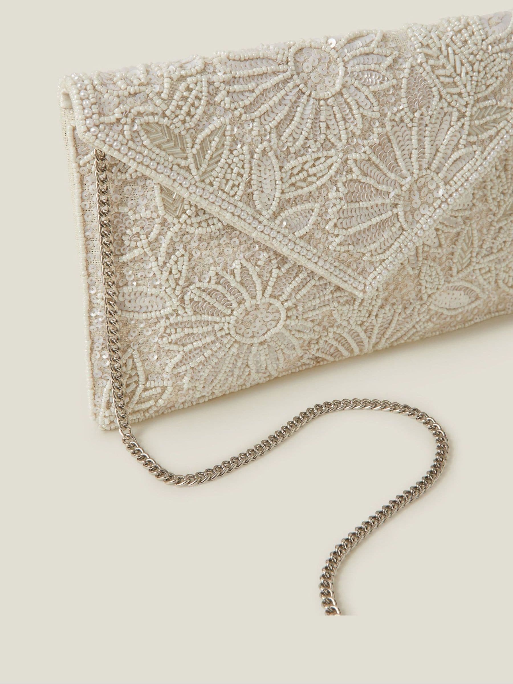 Accessorize Bridal Embellished Clutch Bag