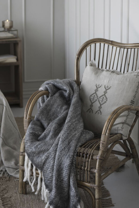 Ib Laursen Lænestol rattan natur Brun