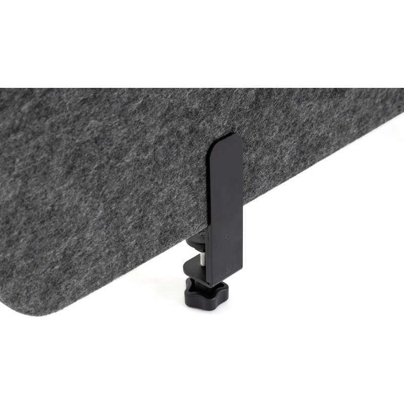 Panneau acoustique de bureau Sculpo gris fixation métal L 140 x H 40 cm ARCHYI