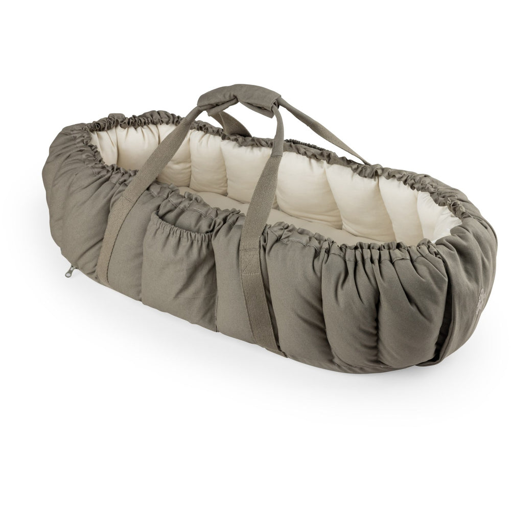 Køb Sebra Dark Olive 3-I-1 Babynest