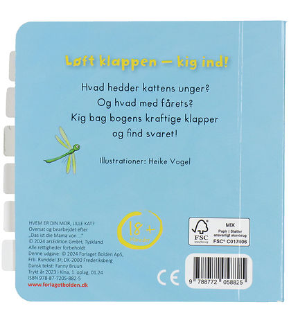 Forlaget Bolden Bog m. Klapper - Hvem Er Din Mor, Lille Kat?