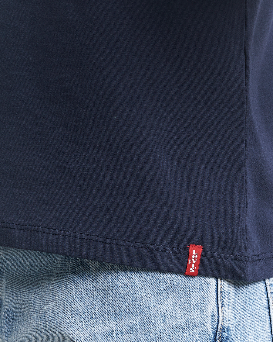 Levi's 2-Pack Crew Neck T-Shirt Navy/White