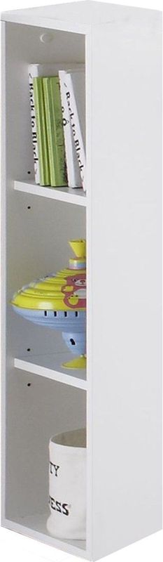 Boekenkast - Wit - Hout - 25 x 36,5 x 93 cm