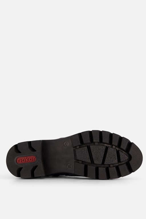 Rieker Enkellaarsjes blauw Nubuck