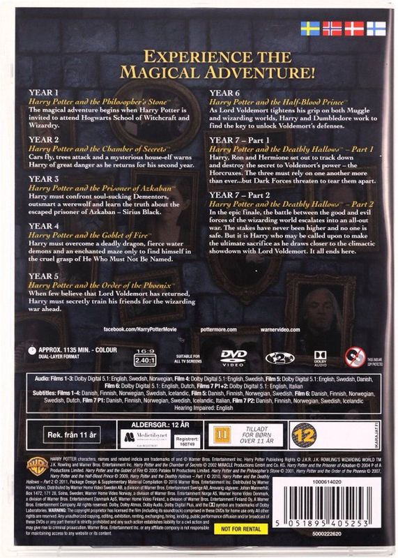 Harry Potter - De Complete 8-Film Collectie - DVD