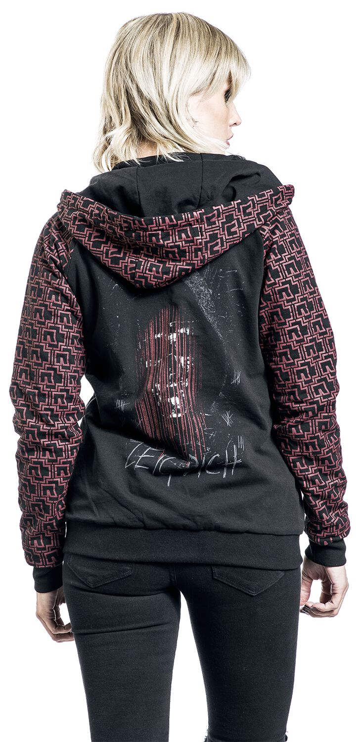 Rammstein Sweat-shirt zippé à capuche