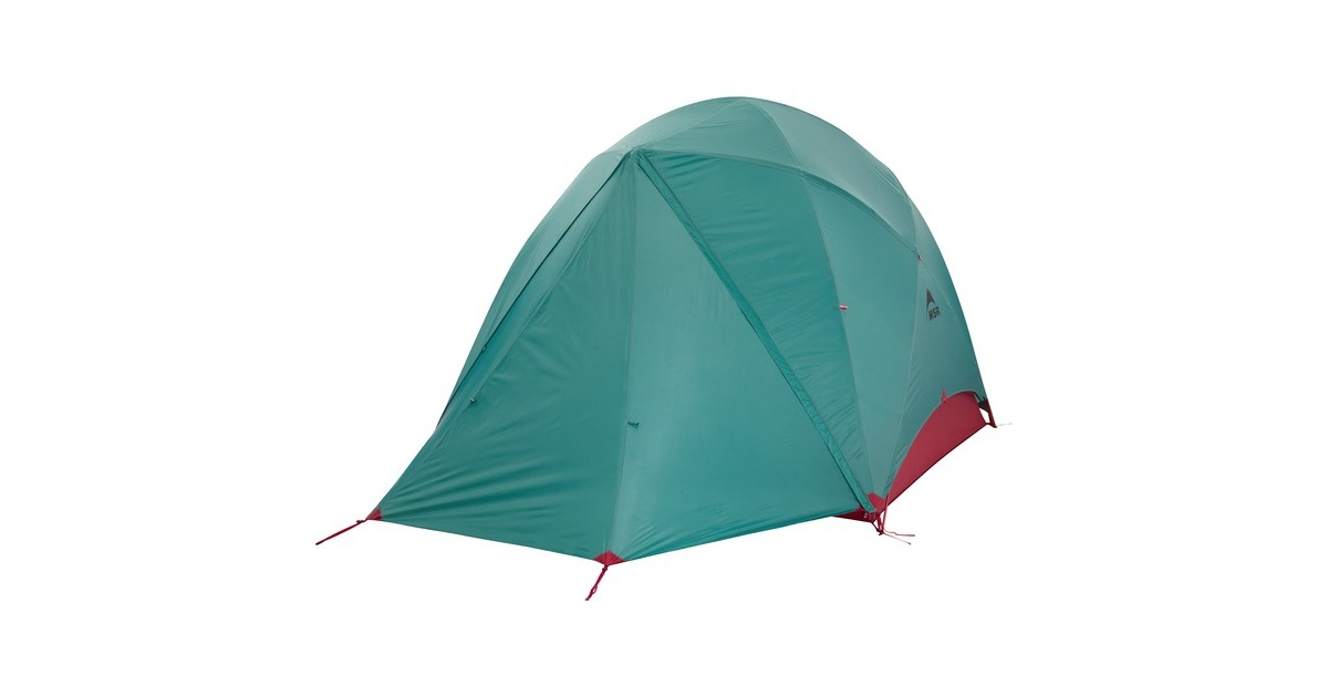 MSRHabitude 4 Family & Group Camping Tent  (Lichtblauw/rood)