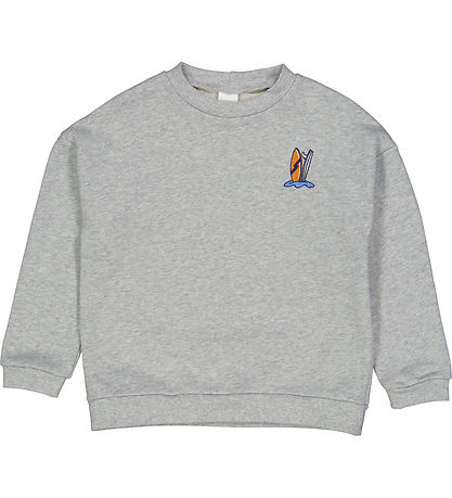 Freds World Sweatshirt - Surf - Grau Meliert