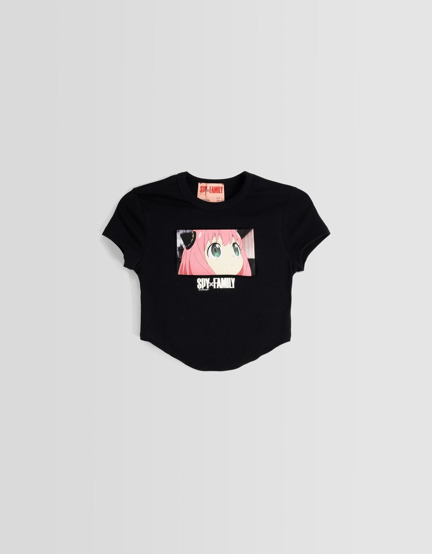 Camiseta de manga curta estampada SPY x FAMILY