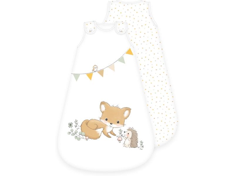 Herding Baby-Ganzjahresschlafsack Waldfreunde Gr. 70 cm Baby-Schlafsack für ganzes Jahr im niedlichen Design