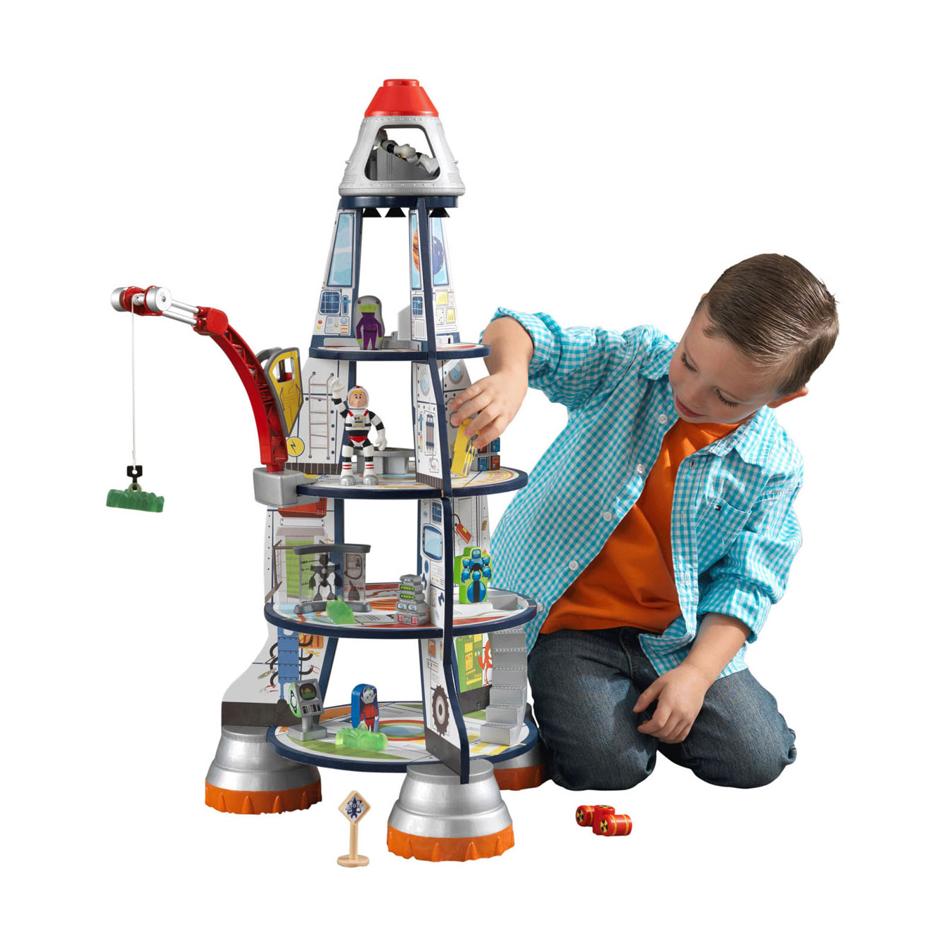 KidKraft Houten Raket en Garage