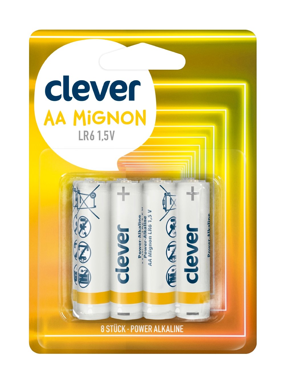 Clever Batterien AA Mignon
