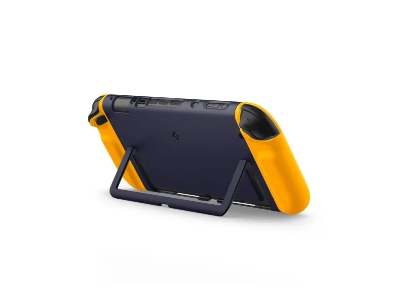 Spigen Nano Pop, Cover, Nintendo, Marineblå, Gul, Polykarbonat (PC), Termoplastisk polyurethan (TPU), Nintendo Switch 2