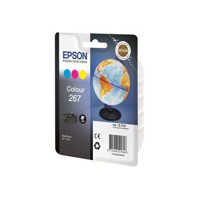 Epson T267 Globe - cyan, magenta, jaune - cartouche d'encre originale