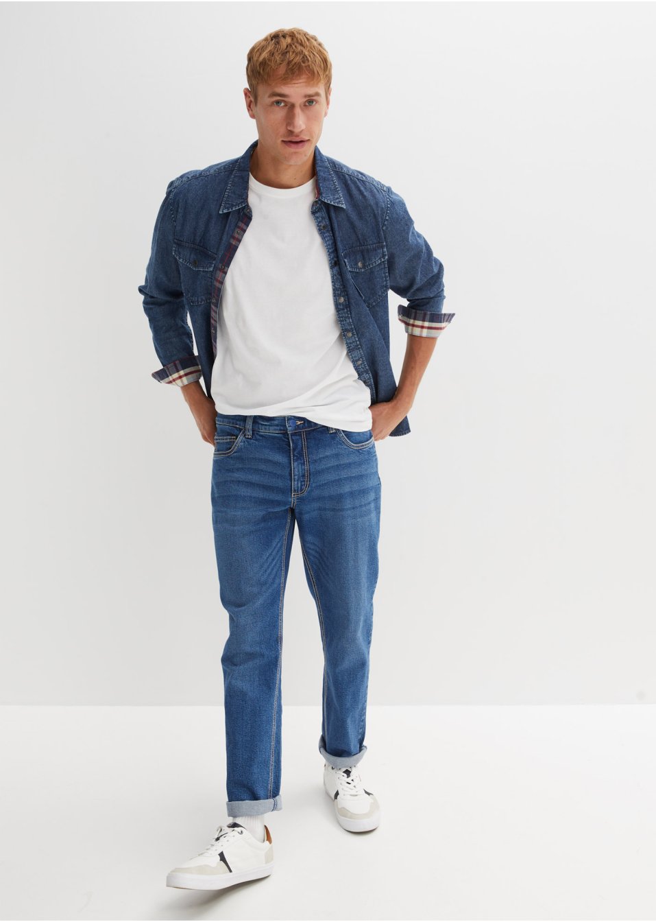 Jean extensible Loose Fit, Straight