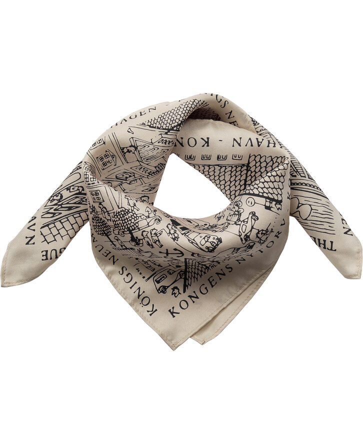 Magasin du Nord Collection Magasin Iconic Scarf 53x53cm Black