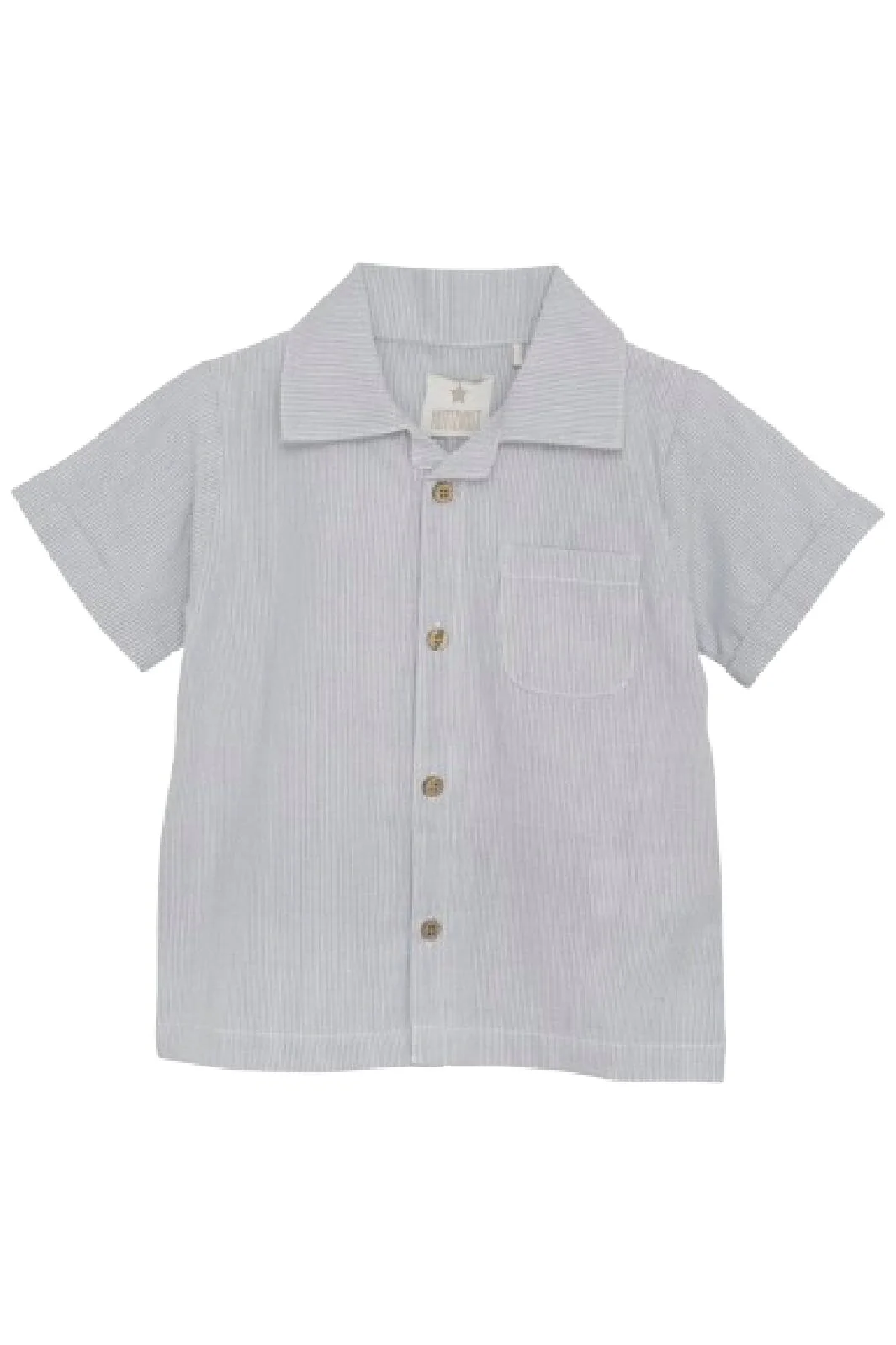 Huttelihut Shirt Ss Woven Stripe