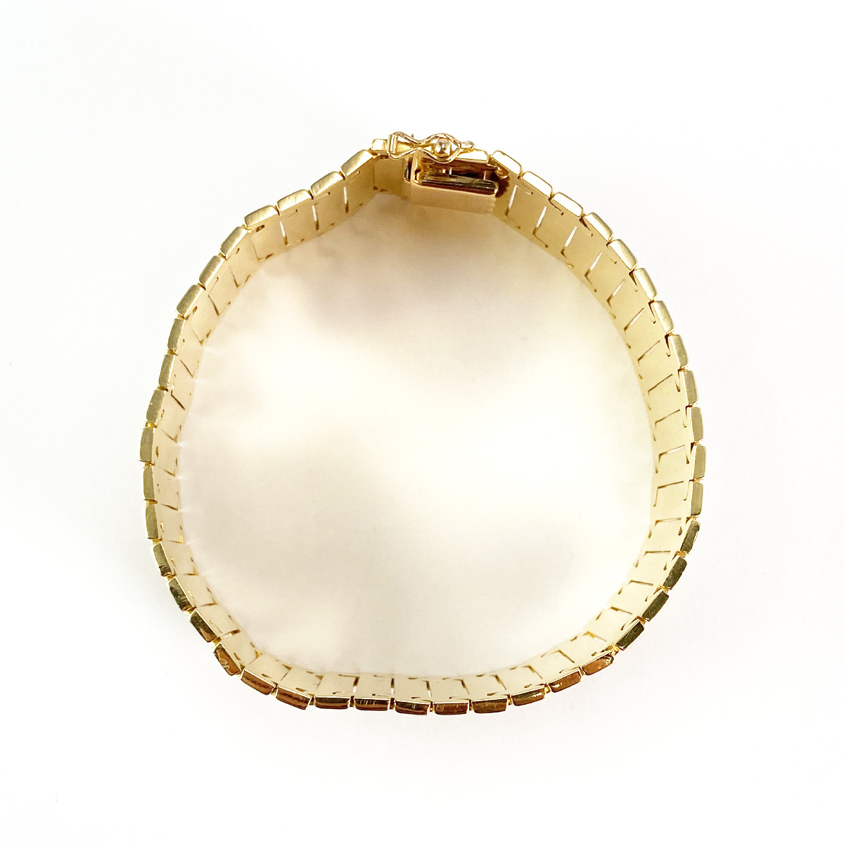 Bracelet d'occasion or 750 jaune 20 cm