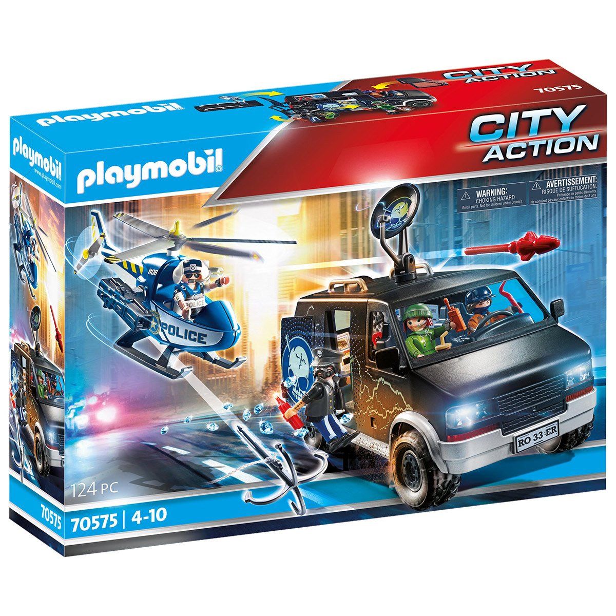 Police camion de bandits Playmobil City Action 70575
