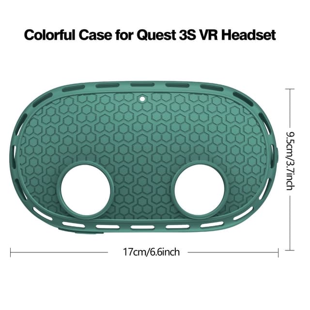 Til Meta Quest 3S beskyttende etui VR Headset Silikone Cover