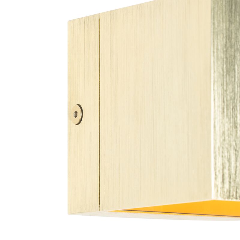 Moderne wandlamp goud met lichteffect - Transfer