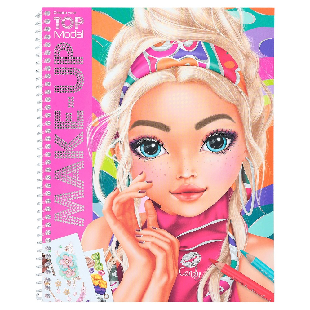 TOPModel: Gestalte dein eigenes Make-up-Malbuch
