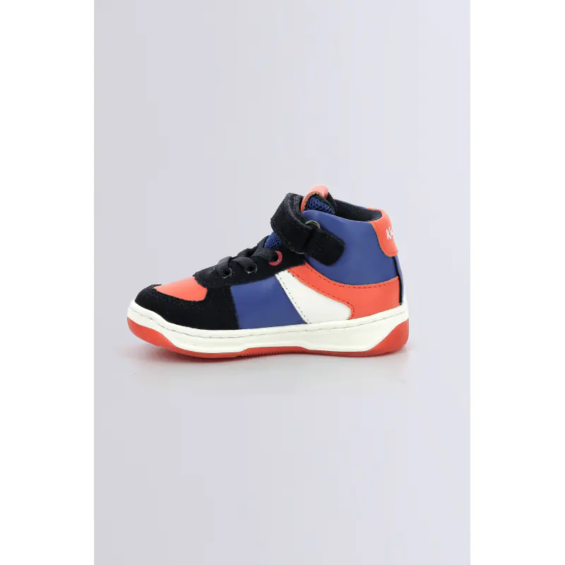 KICKALIEN MARINE BLEU ORANGE SNEAKERS HAUTES Synthétique Garçon
