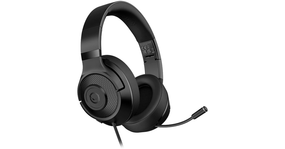 LORGARNoah 101 over-ear gaming headset  (Zwart)