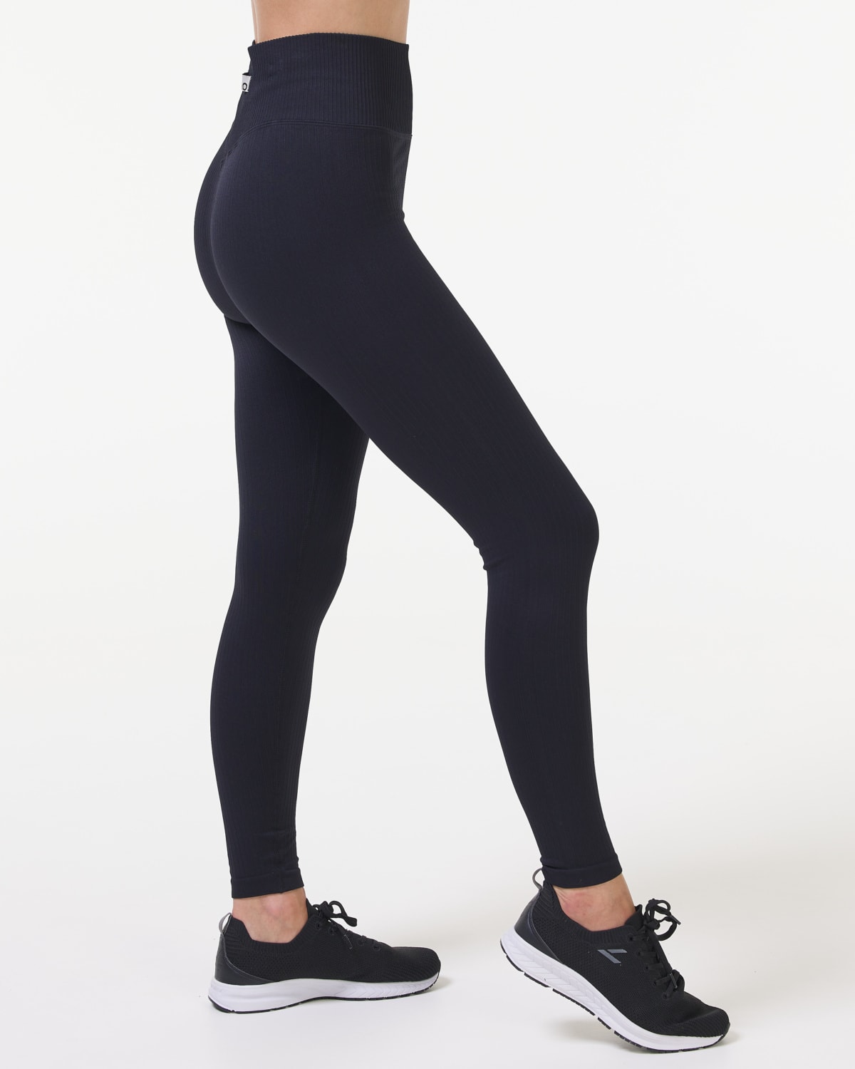 Bumpro Perfect Wide Rib Tights Black