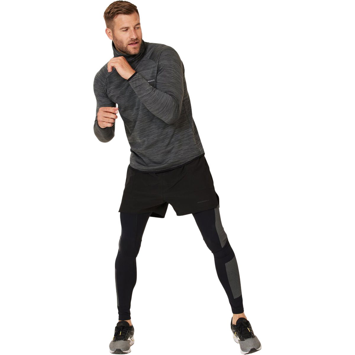 Endurance Trenda Midlayer Løbetrøje Herre