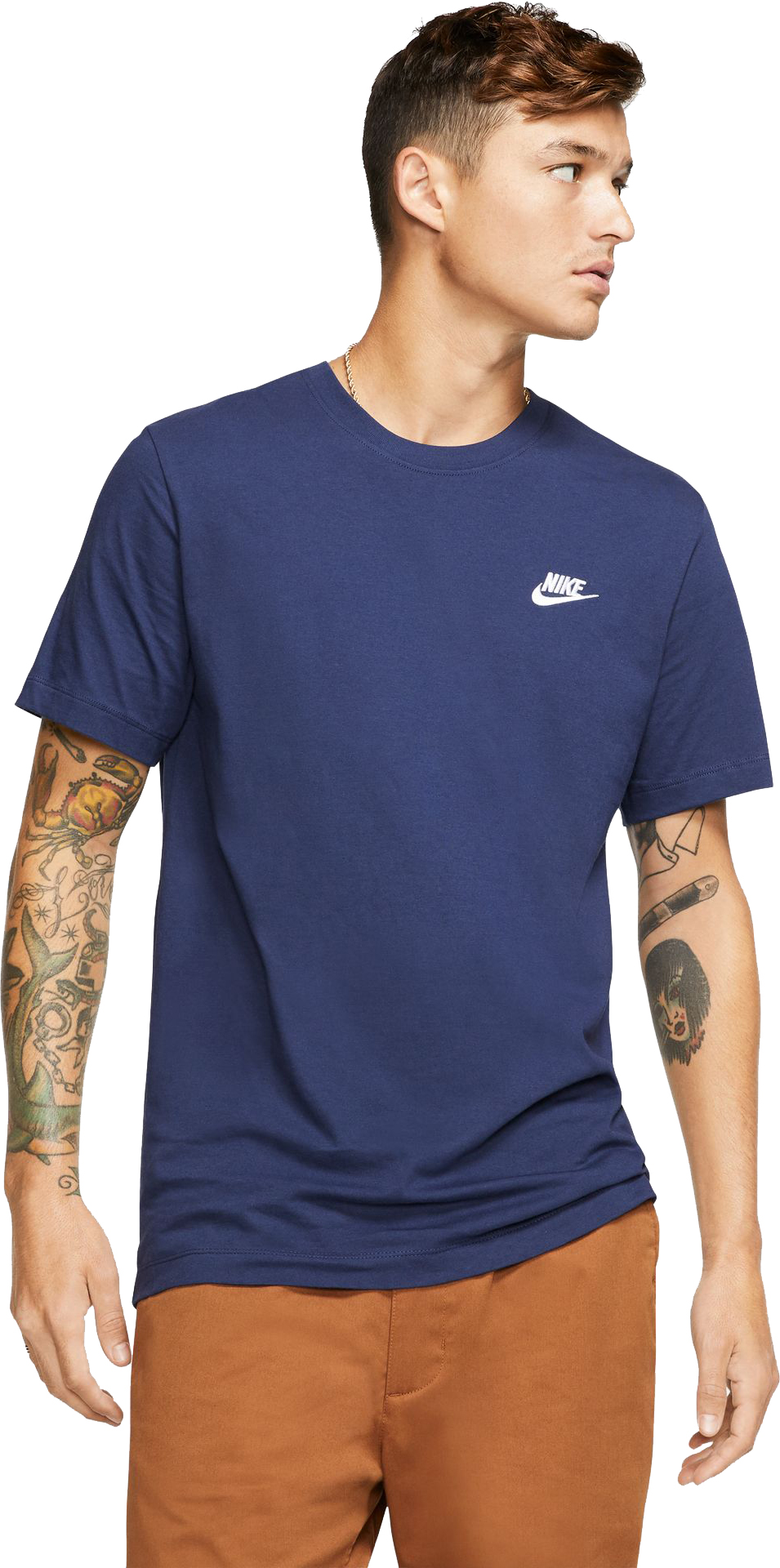 Sportswear Club T-Shirt Herre 410/Midnight Navy/White