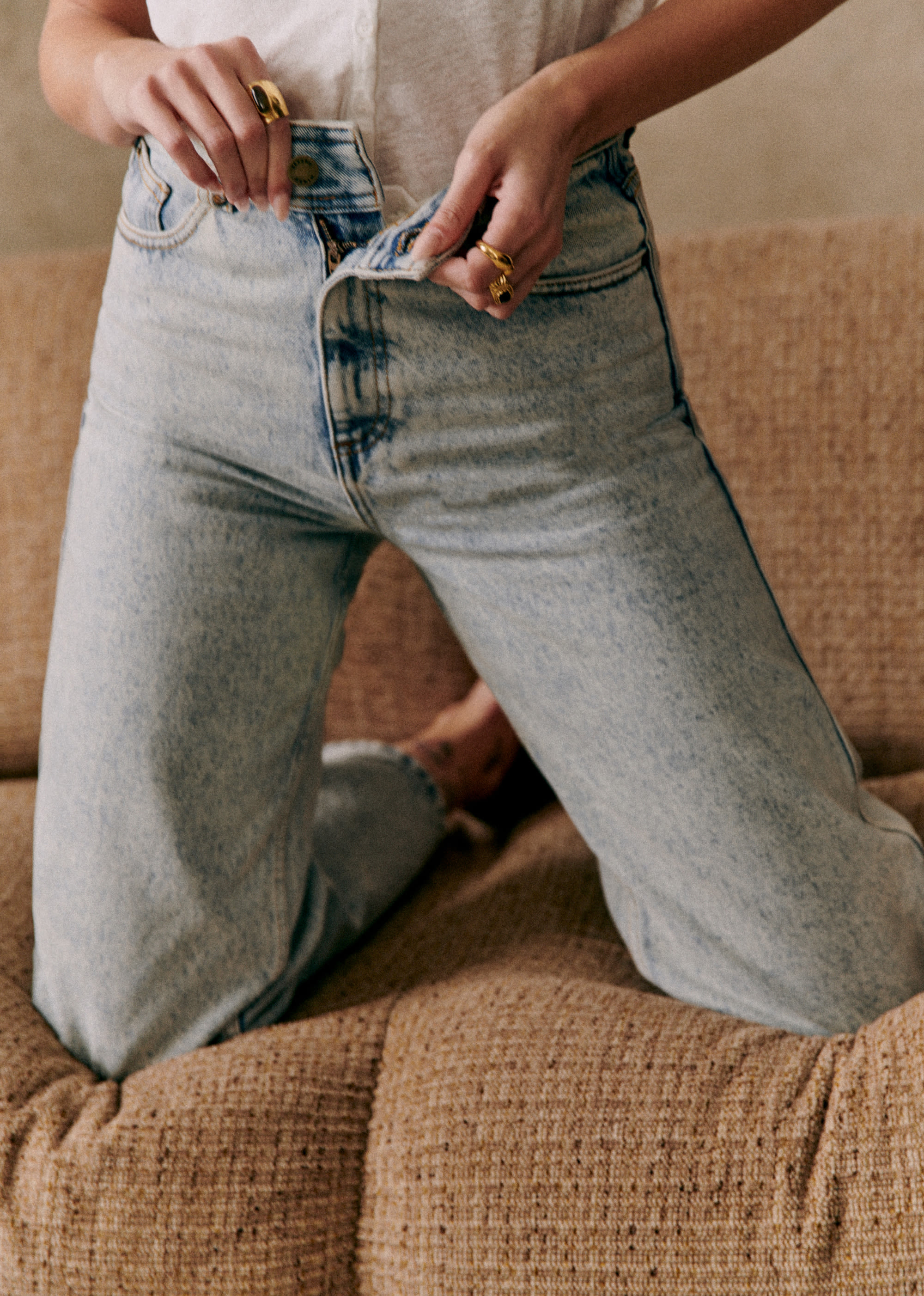 Le Crop - Edge Blue - E-SHOP/BAS Pantalons 5905616