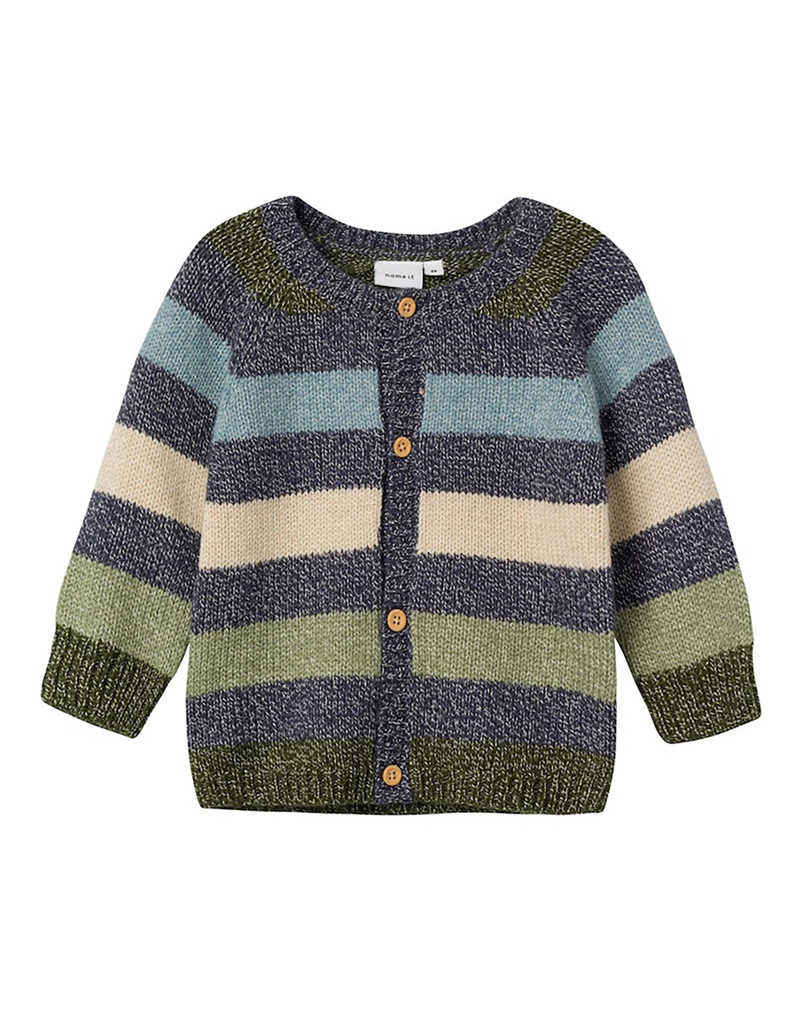 Strickjacke NBMOTAL STRIPES in india ink
