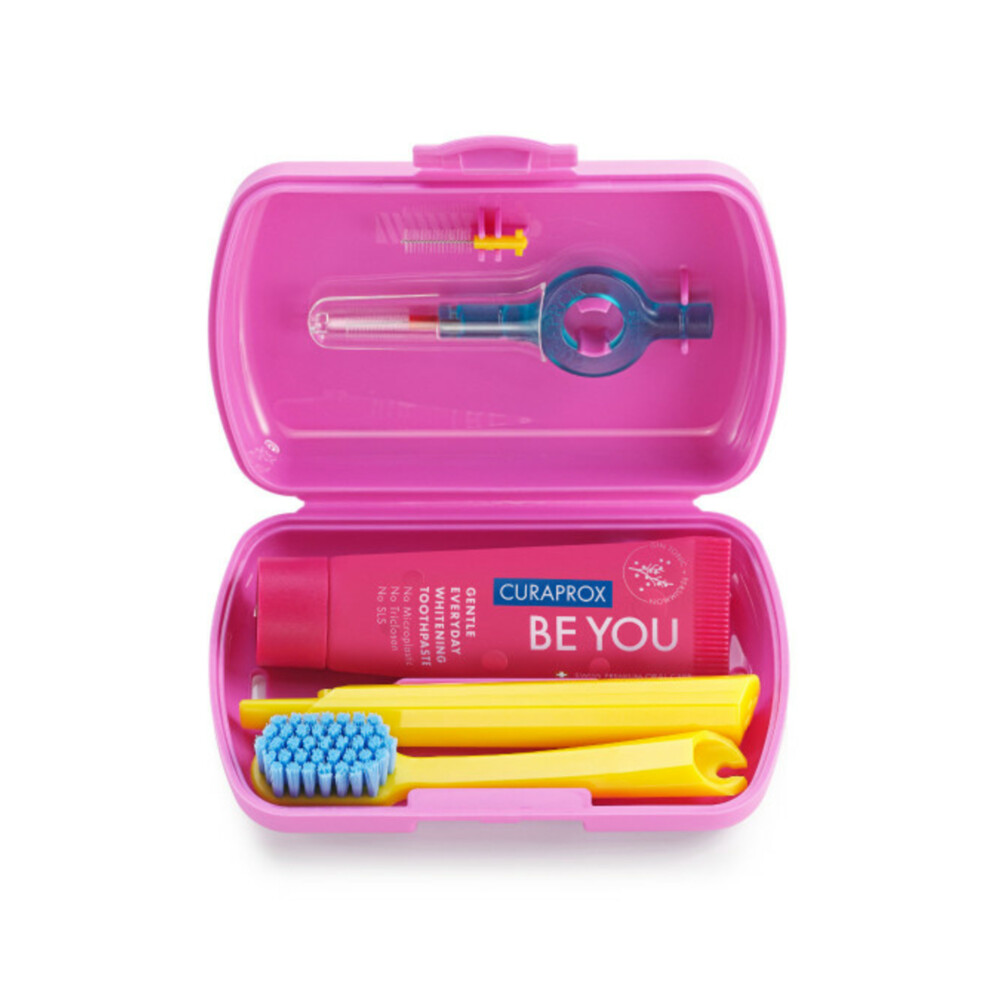 Curaprox Reisset Roze1 set