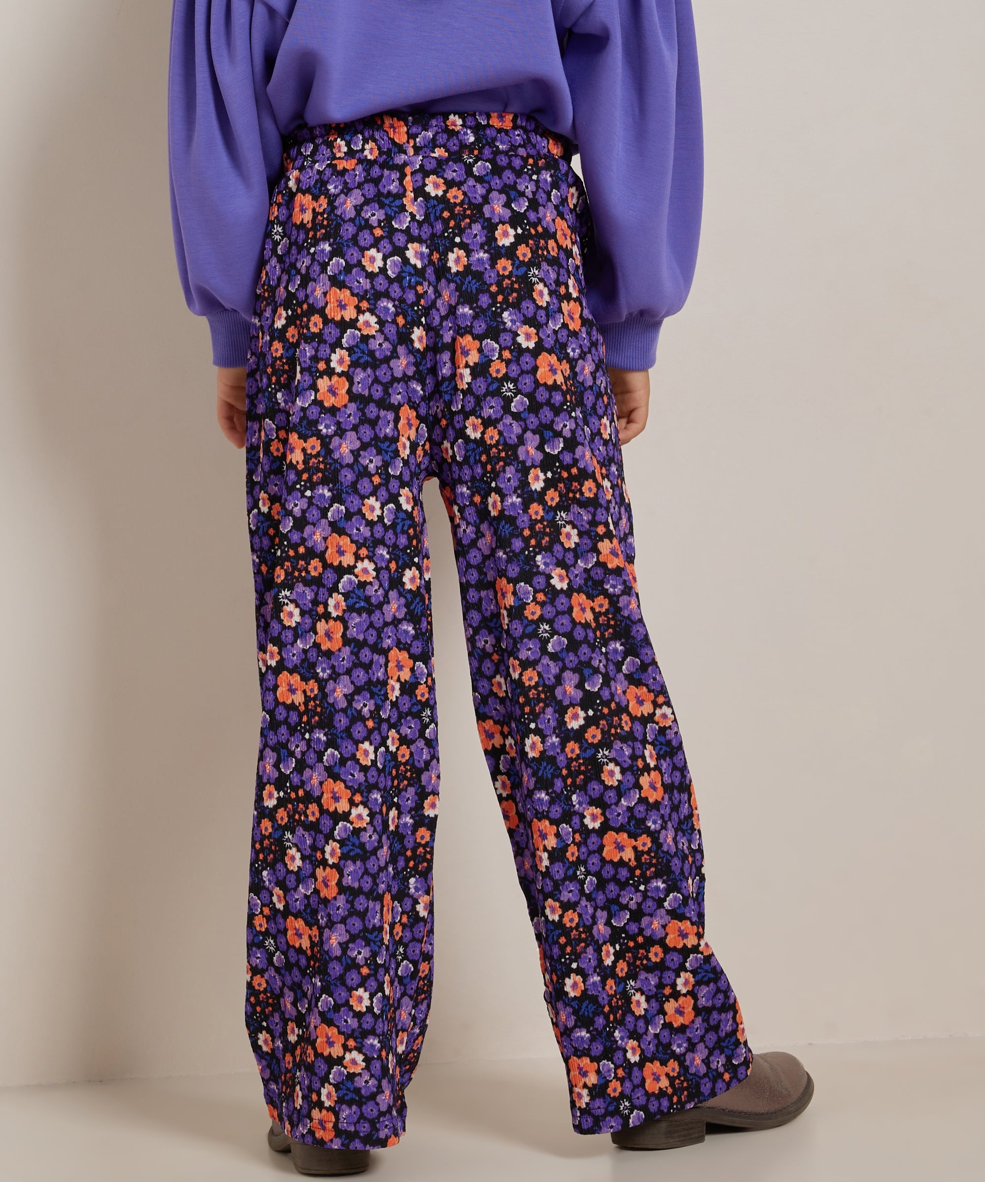 wide fit broek all-over print