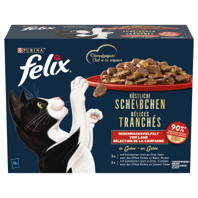 Felix Köstliche Scheib﻿chen F﻿leisch 10x85g