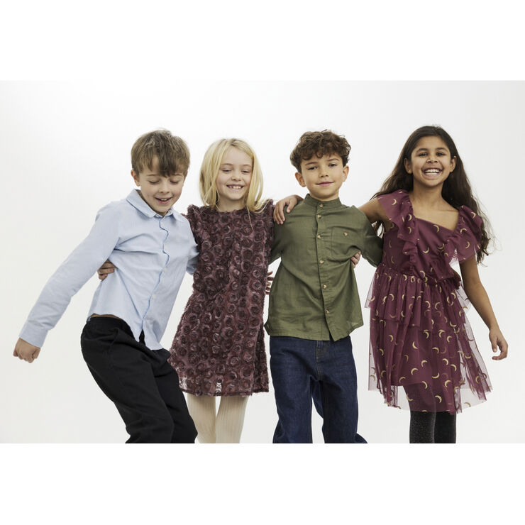 The New TNMaddie Hollie S_S Dress Crushed berry