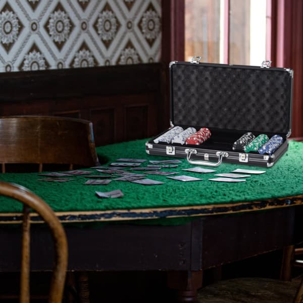 Pokerbag med 300 sjetonger