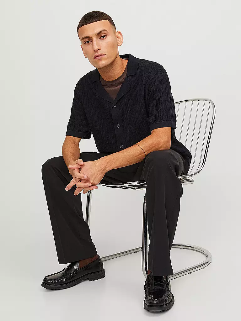JACK & JONES Poloshirt JORVALENCIA schwarz