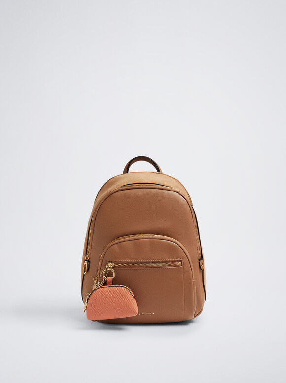 Mochila Patchwork Colgante - Camel