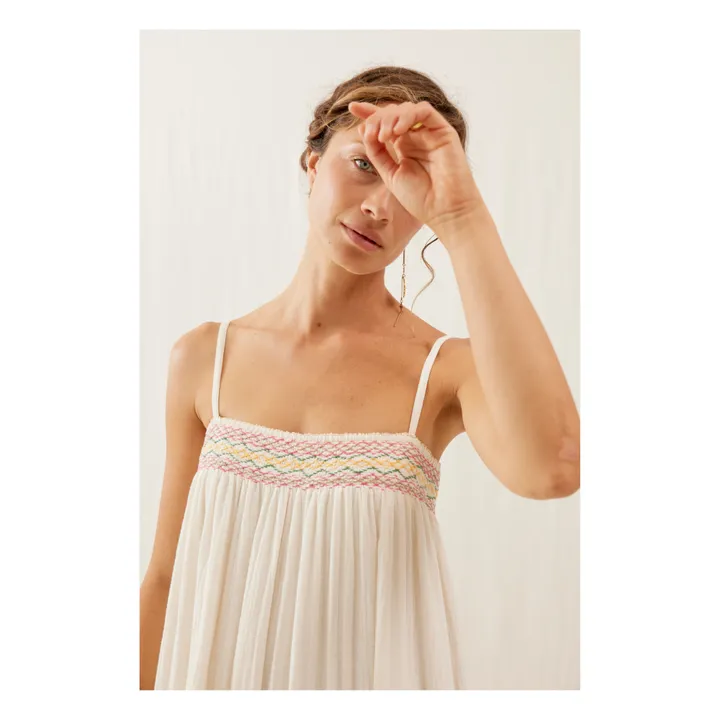 Louise Misha Robe Marcelina Coton Bio - Collection Femme | Ecru