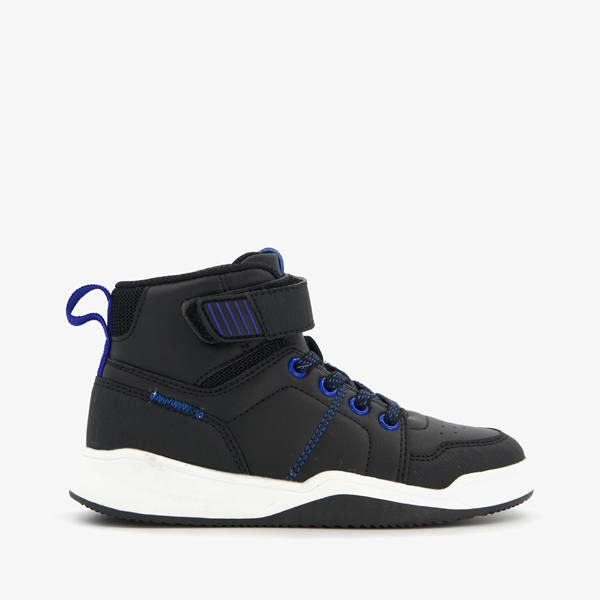 Blue Box hoge jongens sneakers zwart/blauw