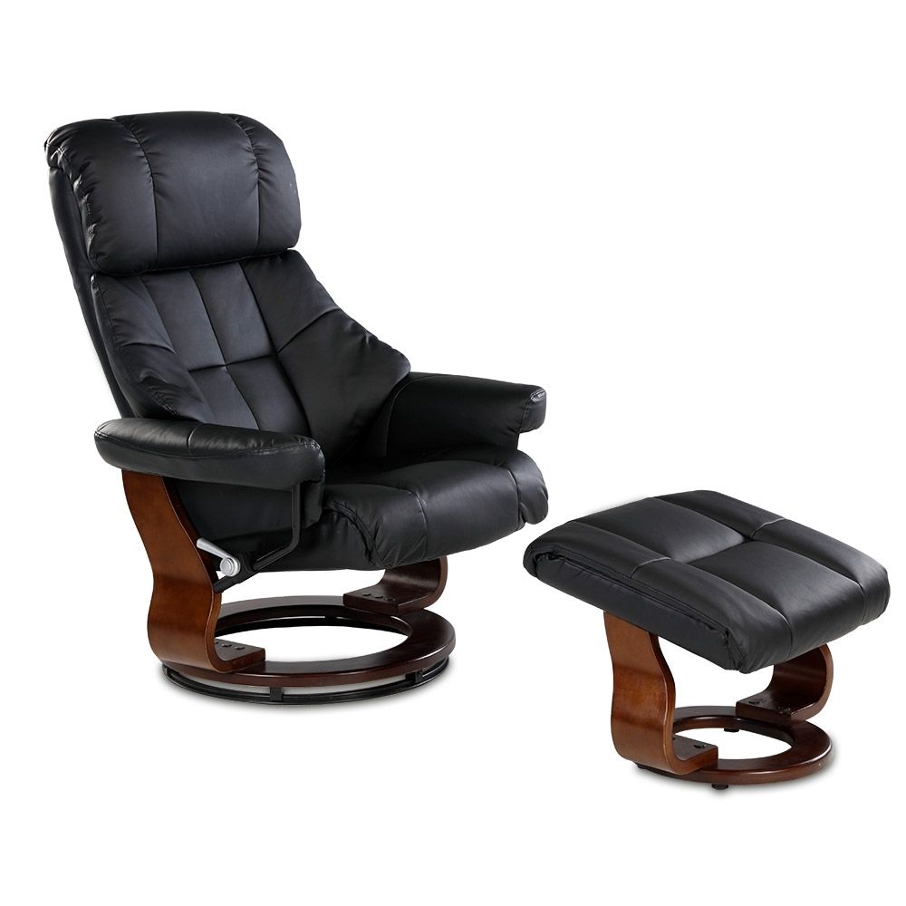 aktivshop Relaxsessel mit Hocker »Deluxe« Schwarz