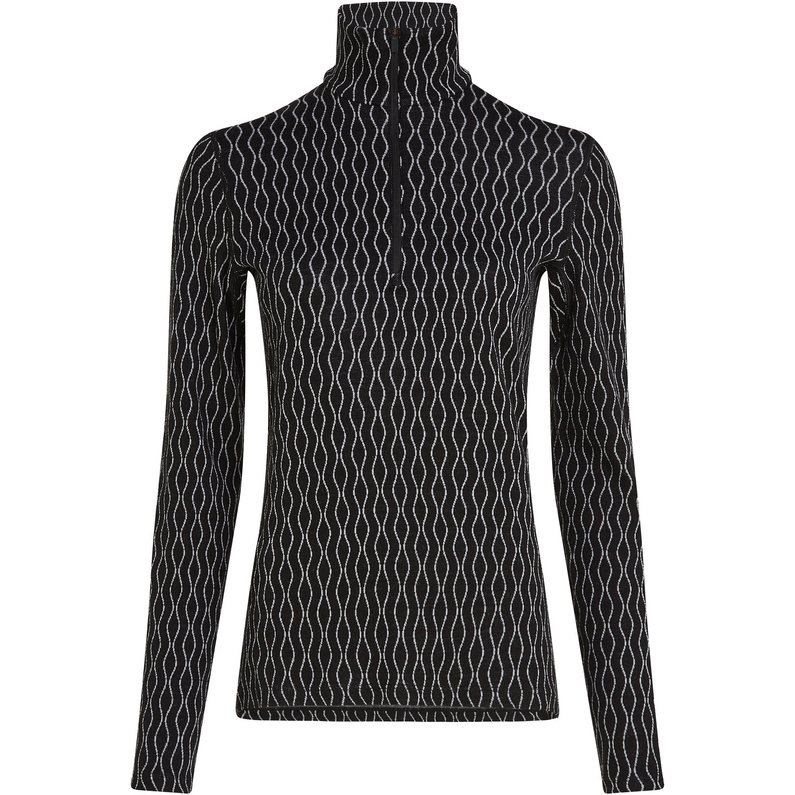 Icebreaker Damen 260 Vertex On-Piste Half Zip Longsleeve