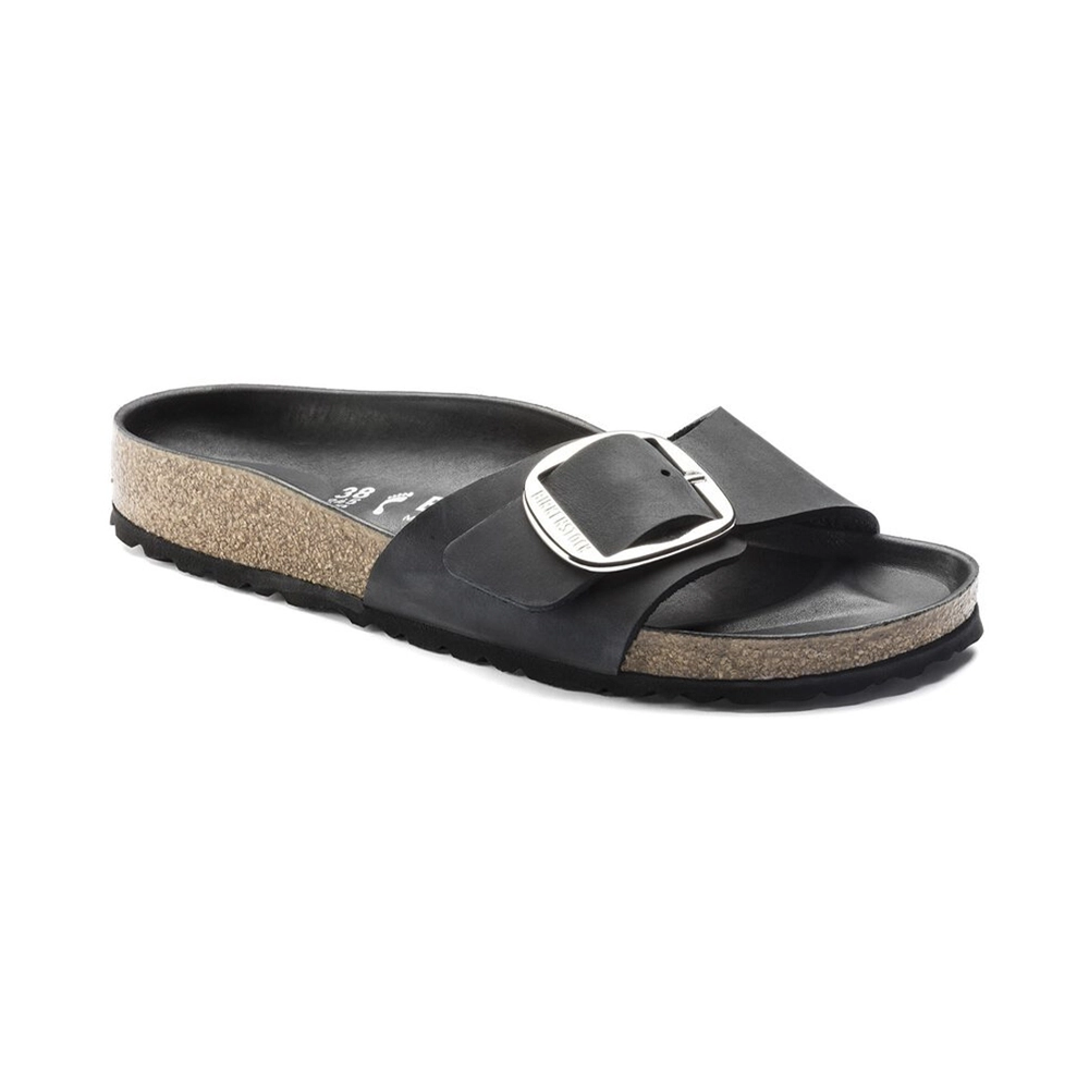 Birkenstock Madrid Big Buckle Sandalen Naturleder geölt