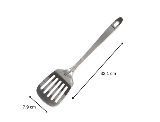 FACKELMANN - Set ustensiles de cuisine Pelle inox ajourée oxford ref.40697