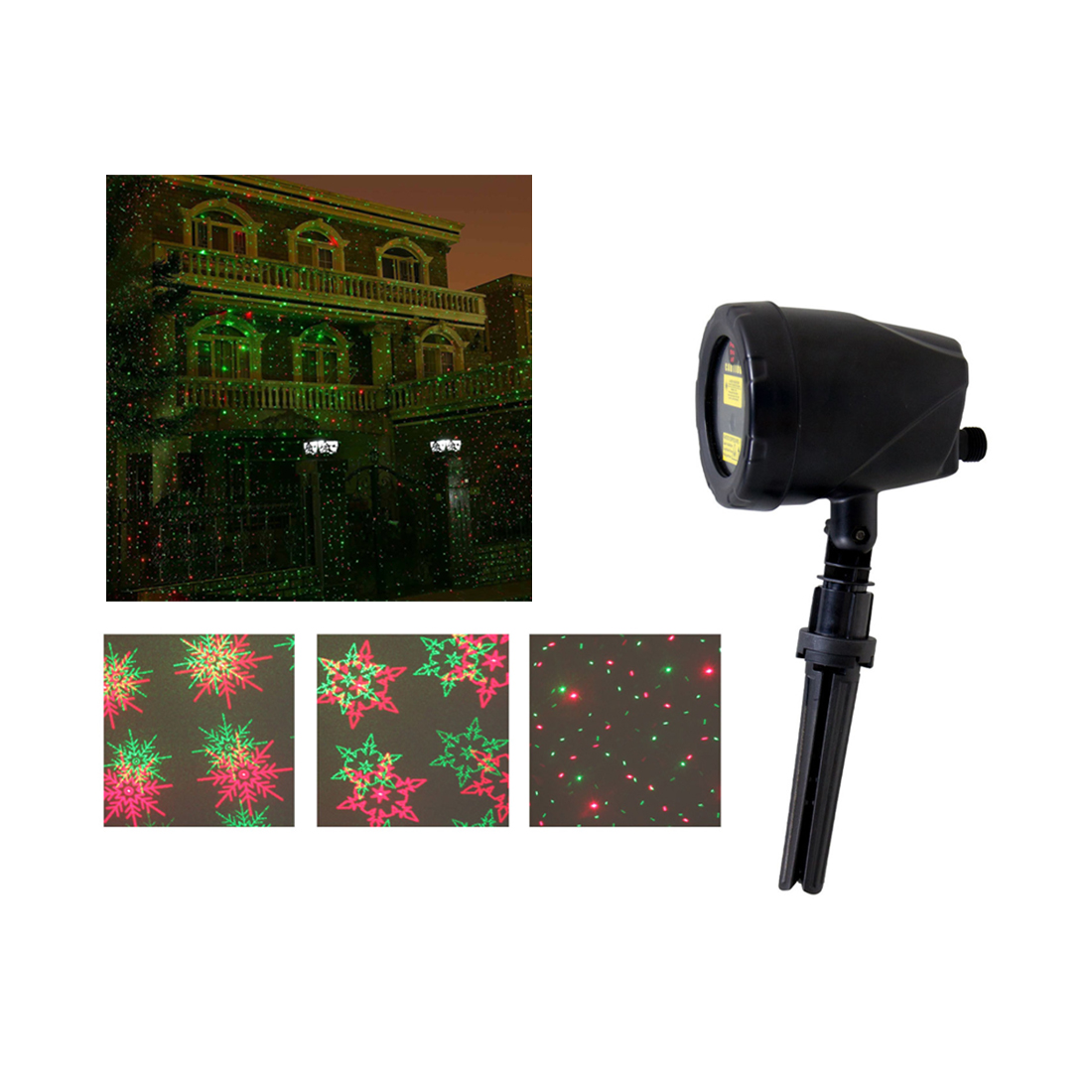 FS-StarLaser Licht 30 Meter, mit Erdspiess