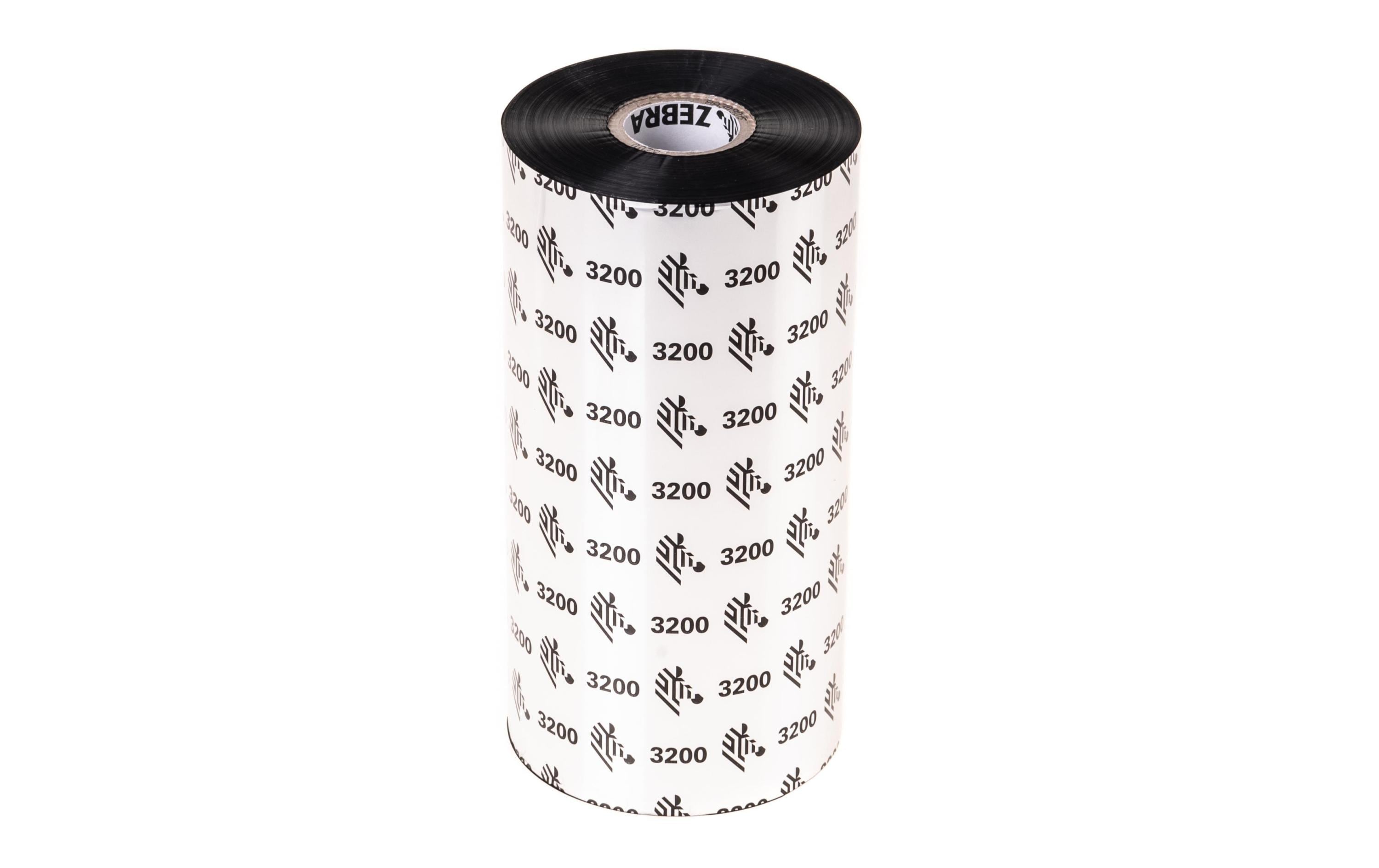 Farbband Thermo Transfer 110 mm Wax / Resin (3200)Farbband, Schwarz